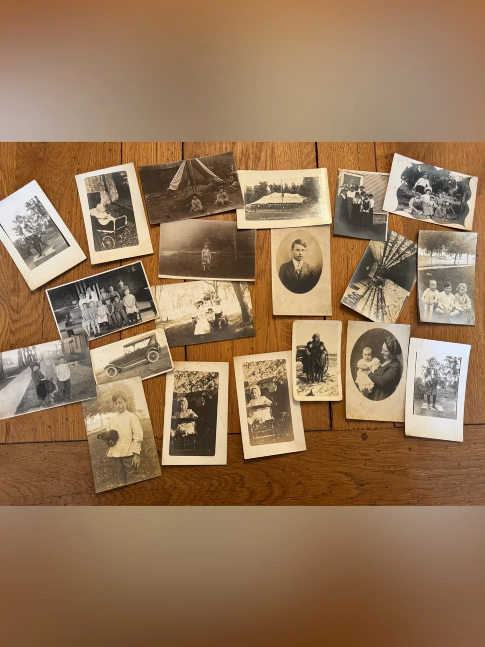 Vintage Black and White Photographs Collection - Real photo postcards